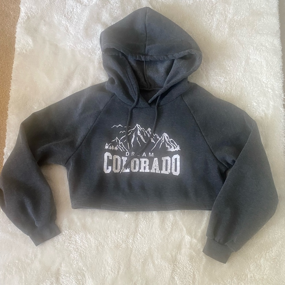 Oversized cropped Dream Colorado hoodie